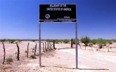 Arizona border sign